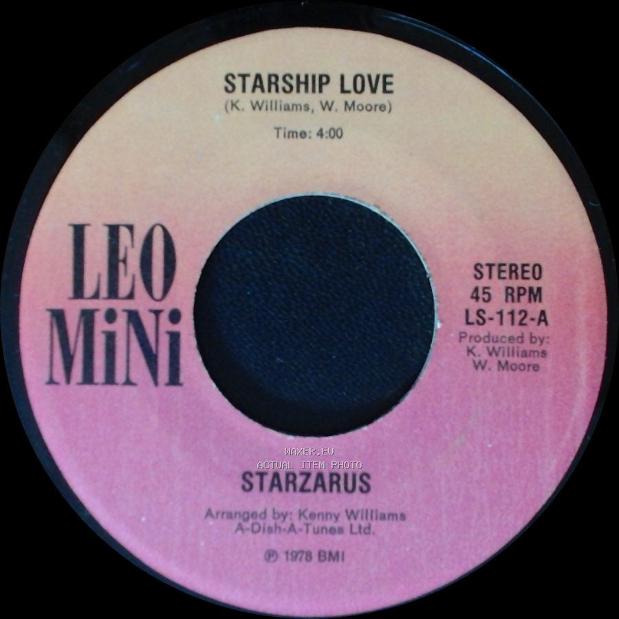 Starzarus - Starship Love / Starship Love Part Two side A
