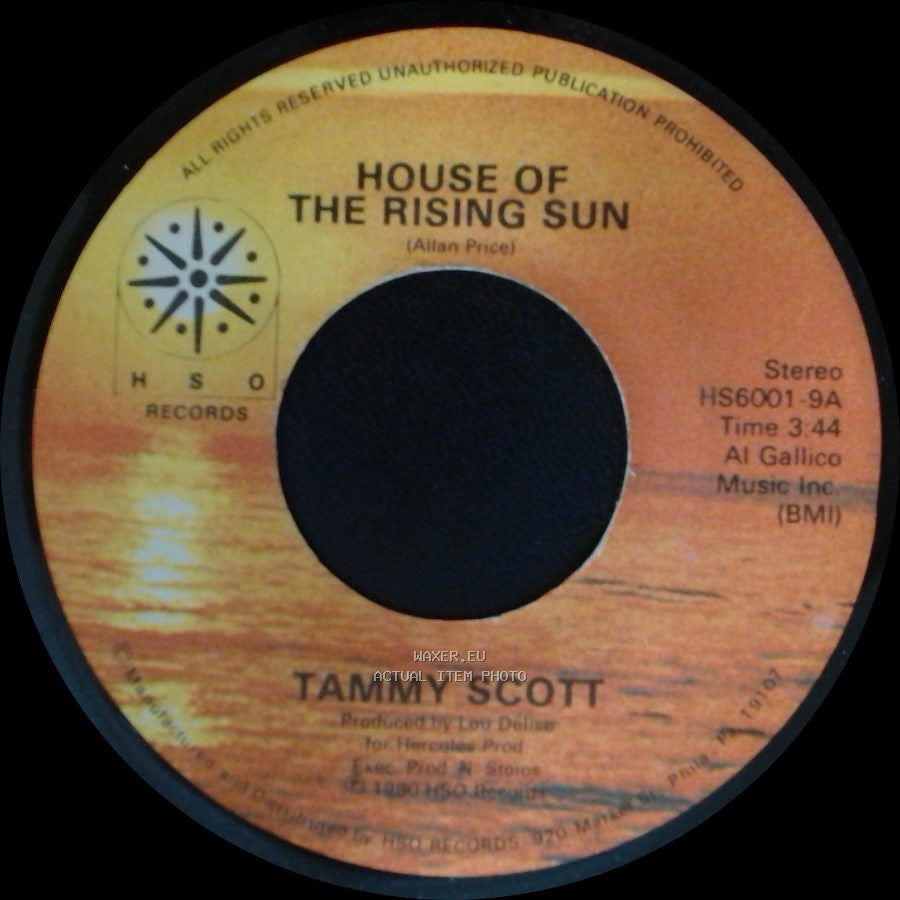 Tammy Scott - Another Fall In Philadelphia / House Of The Rising Sun side B