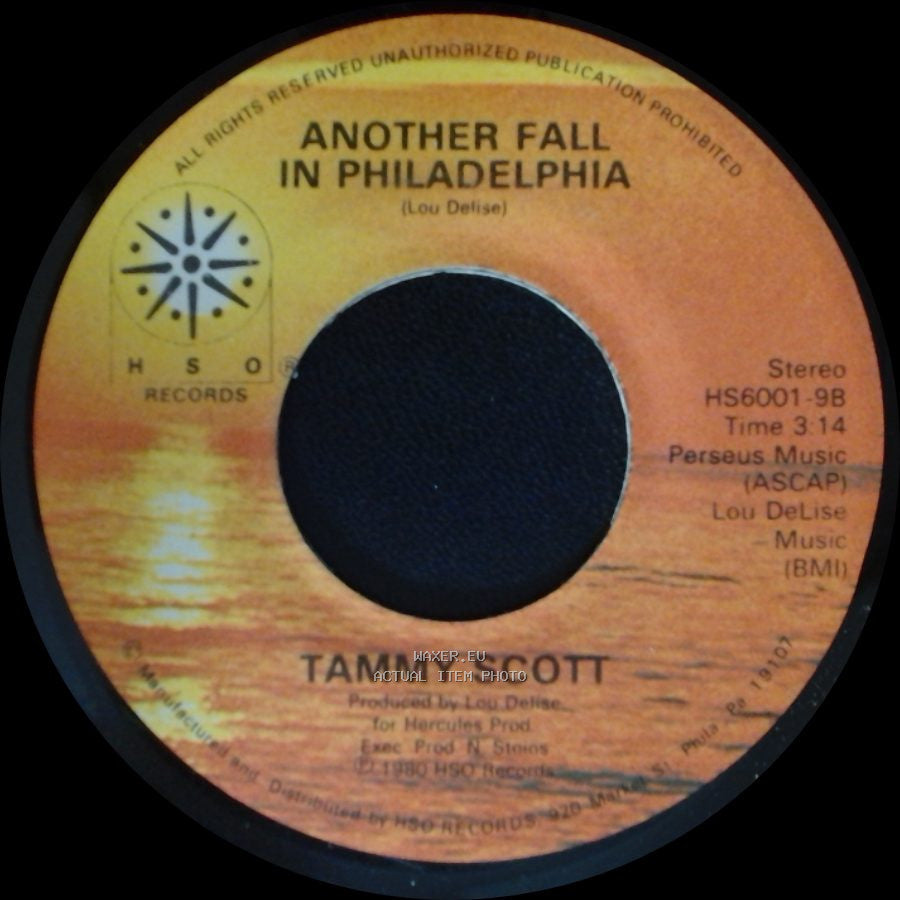 Tammy Scott - House Of The Rising Sun / Another Fall In Philadelphia side B