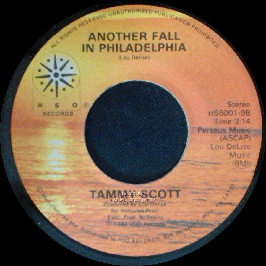 Tammy Scott - Another Fall In Philadelphia / House Of The Rising Sun side A