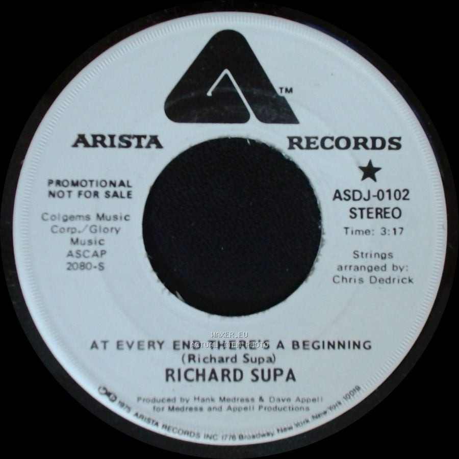 Richard Supa - At Every End There's A Beginning / At Every End There's A Beginning side A
