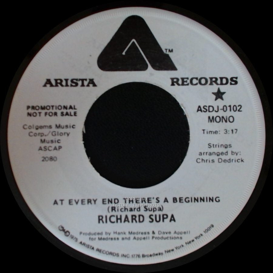 Richard Supa - At Every End There's A Beginning / At Every End There's A Beginning side B
