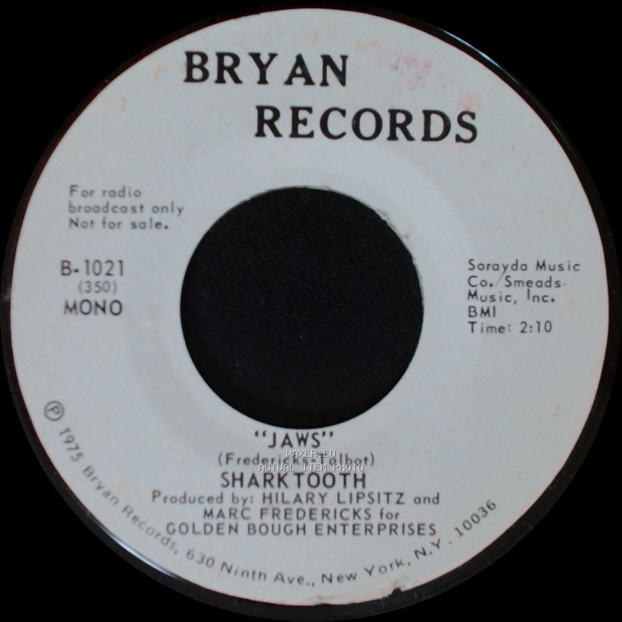 Shark Tooth - Jaws / Jaws side A