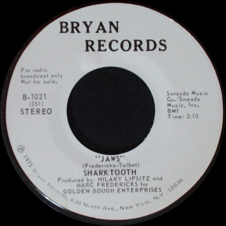Shark Tooth - Jaws / Jaws side B