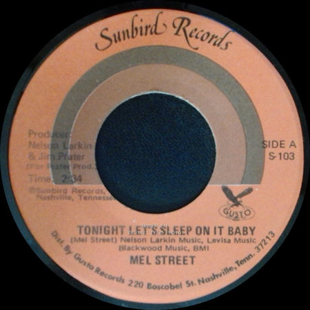 Mel Street - Tonight Let's Sleep On It Baby / Muddy Mississippi side A