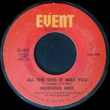 Morning Mist - All The Time It Was You / California On My Mind side A