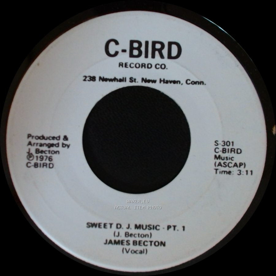 James Becton - Sweet D.J. Music - Pt. 1 / Sweet D. J. Music - Pt. 2 side A