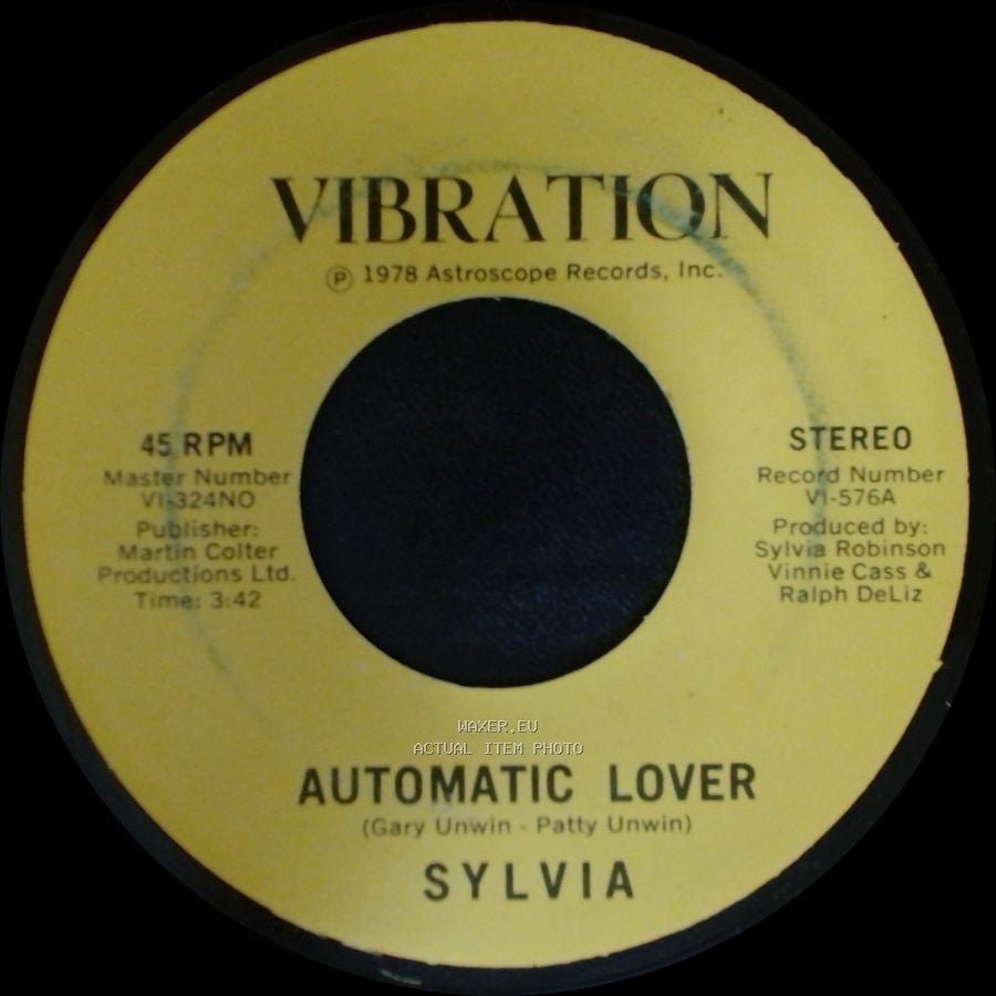 Sylvia - Stop Boy / Automatic Lover side A