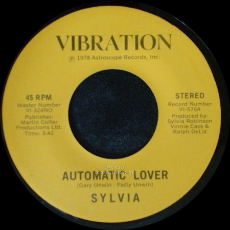 Sylvia - Stop Boy / Automatic Lover side A