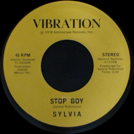 Sylvia - Stop Boy / Automatic Lover side B