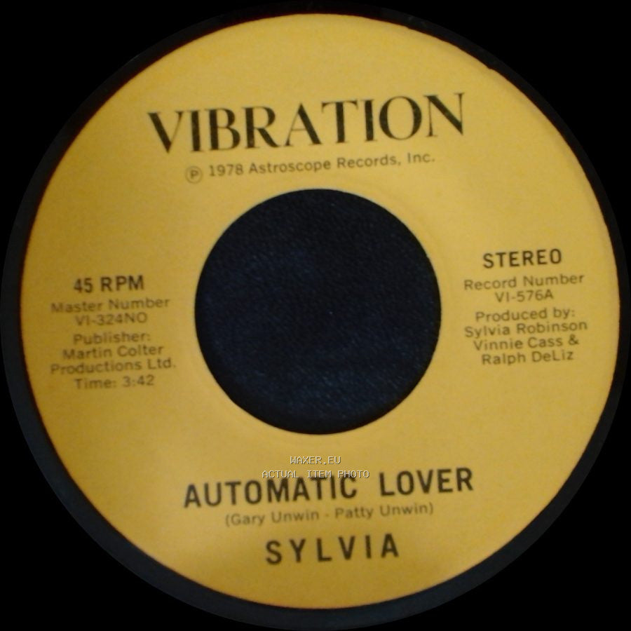 Sylvia - Stop Boy / Automatic Lover side A