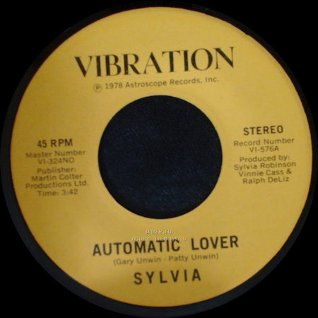 Sylvia - Stop Boy / Automatic Lover side A