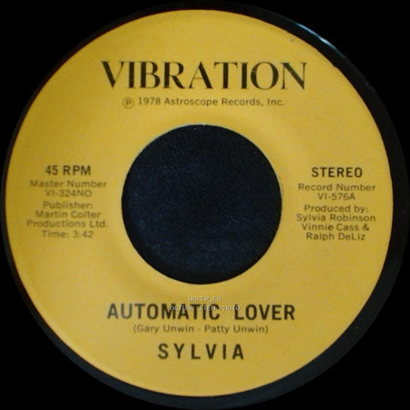 Sylvia - Stop Boy / Automatic Lover side A