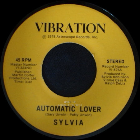 Sylvia - Stop Boy / Automatic Lover side A