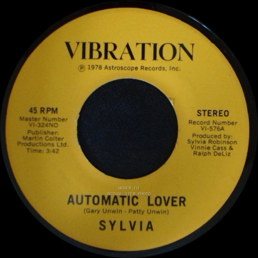 Sylvia - Stop Boy / Automatic Lover side A