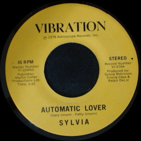 Sylvia - Stop Boy / Automatic Lover side A