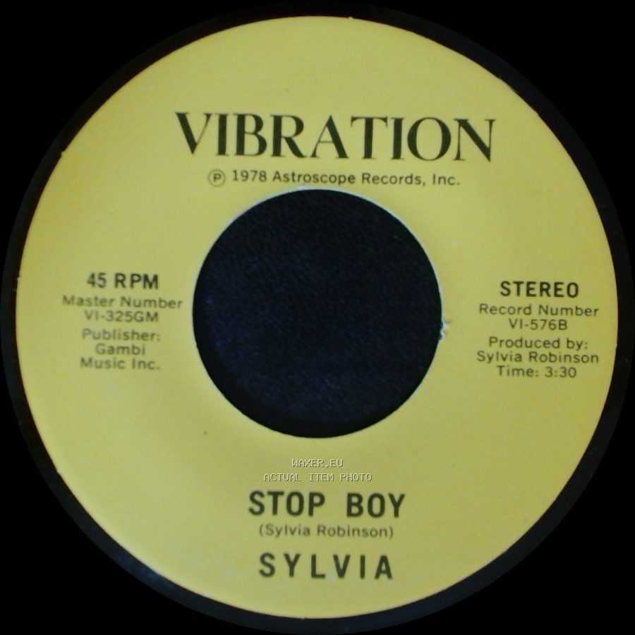 Sylvia - Stop Boy / Automatic Lover side A