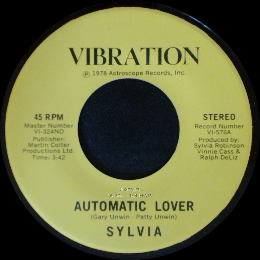 Sylvia - Stop Boy / Automatic Lover side A
