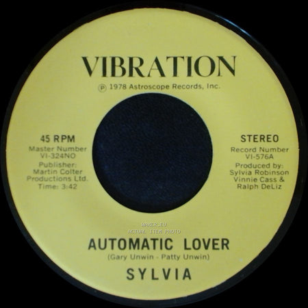 Sylvia - Stop Boy / Automatic Lover side A