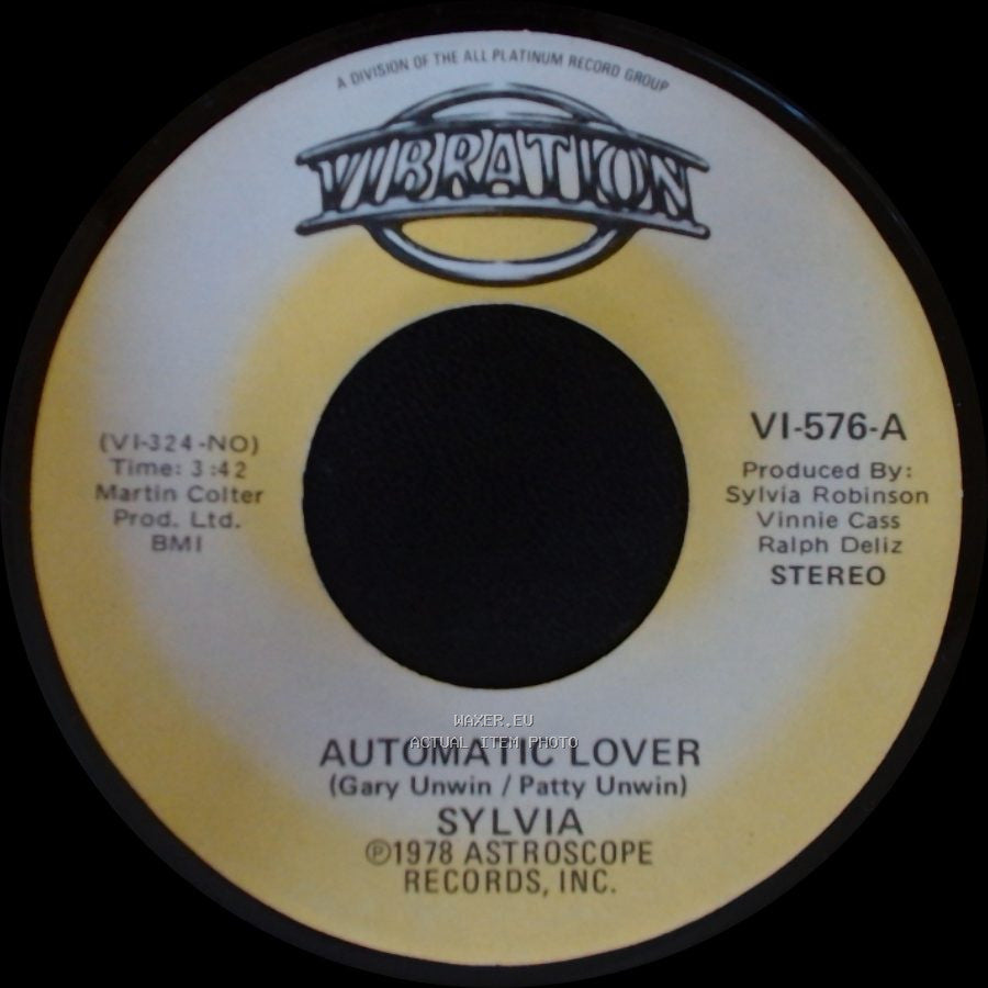 Sylvia - Stop Boy / Automatic Lover side A
