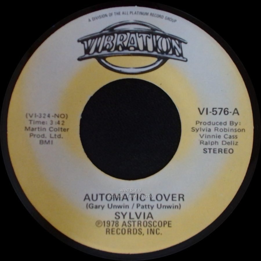 Sylvia - Stop Boy / Automatic Lover side A