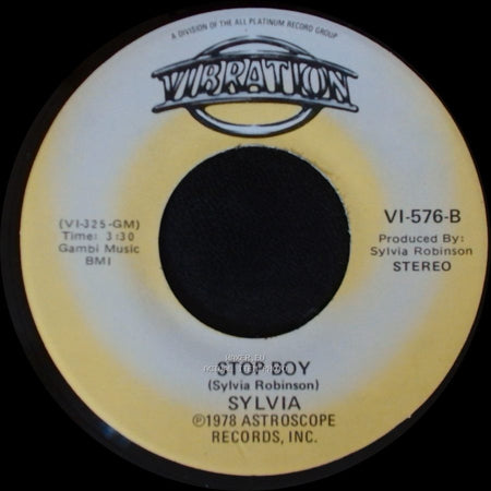 Sylvia - Stop Boy / Automatic Lover side A