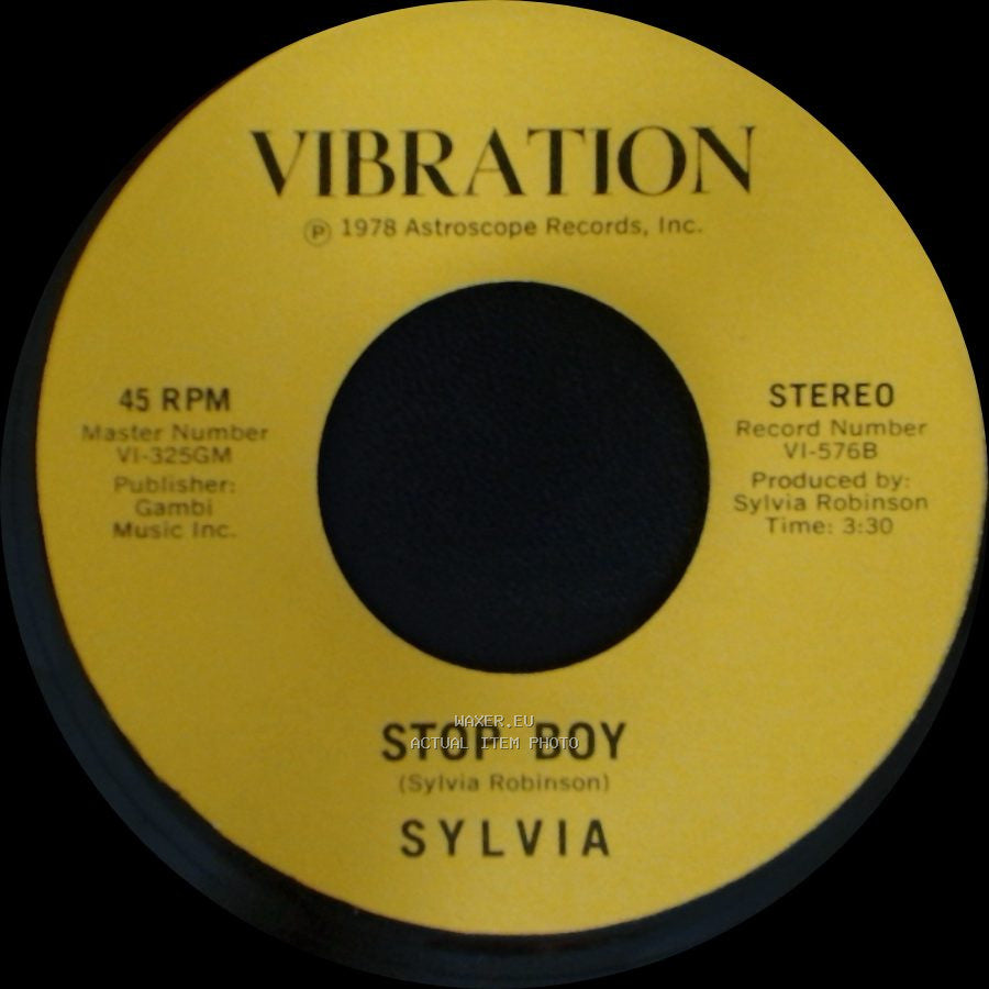 Sylvia - Stop Boy / Automatic Lover side A