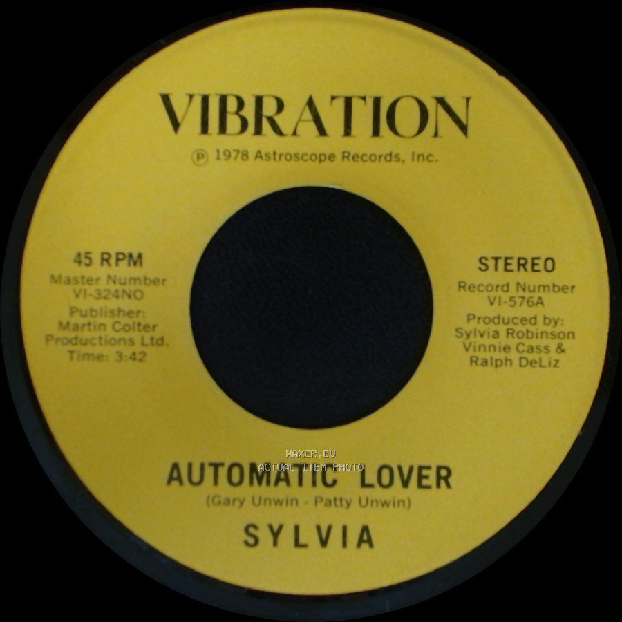 Sylvia - Stop Boy / Automatic Lover side A
