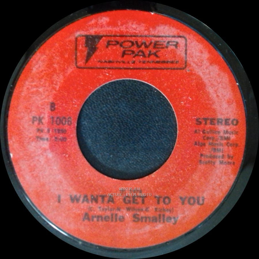 Arnelle Smalley - The Night The Lights Went Out In Georgia / I Wanta Get To You side B