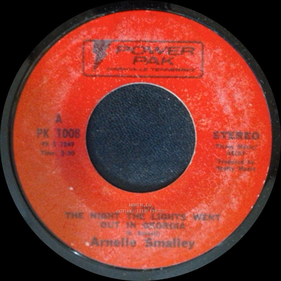 Arnelle Smalley / Amelle Snalley - I Wanta Get To You / The Night The Lights Went Out (In) Georgia side A