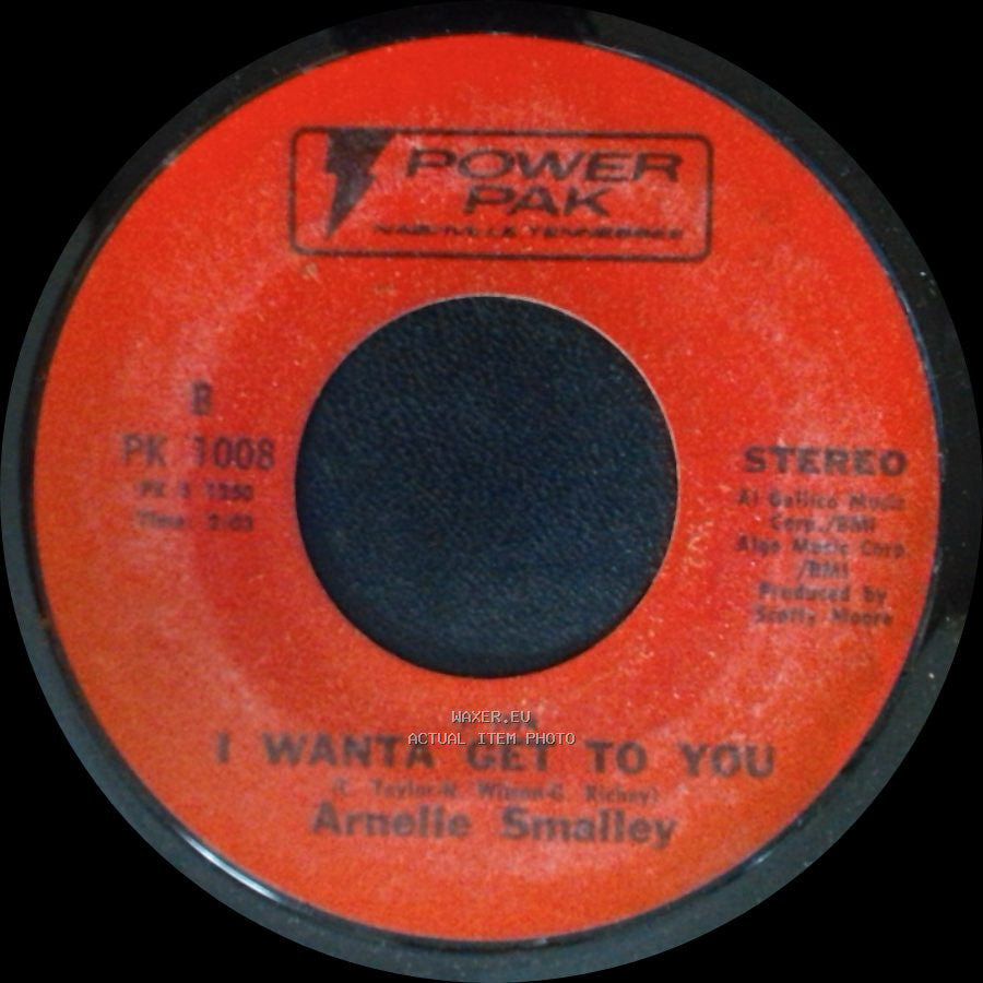 Arnelle Smalley / Amelle Snalley - I Wanta Get To You / The Night The Lights Went Out (In) Georgia side B