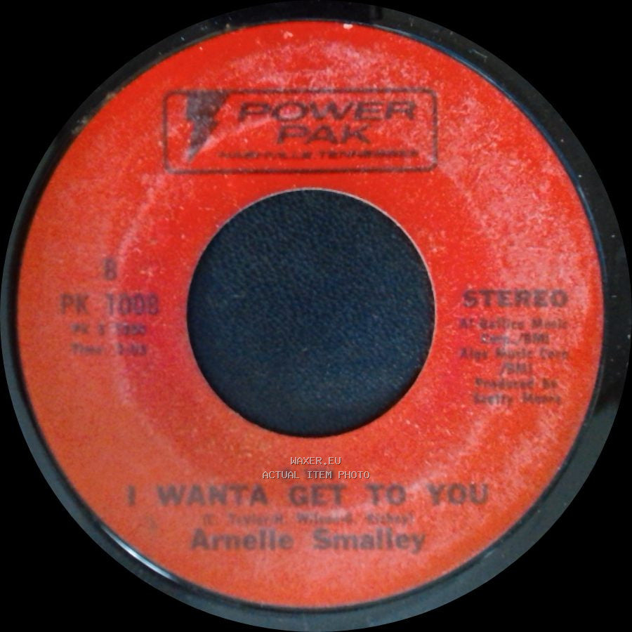 Arnelle Smalley / Amelle Snalley - I Wanta Get To You / The Night The Lights Went Out (In) Georgia side A