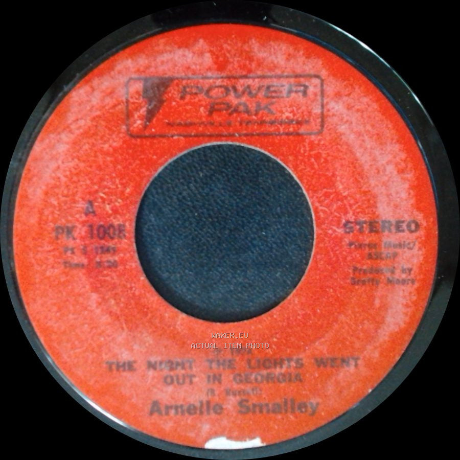 Arnelle Smalley / Amelle Snalley - I Wanta Get To You / The Night The Lights Went Out (In) Georgia side B