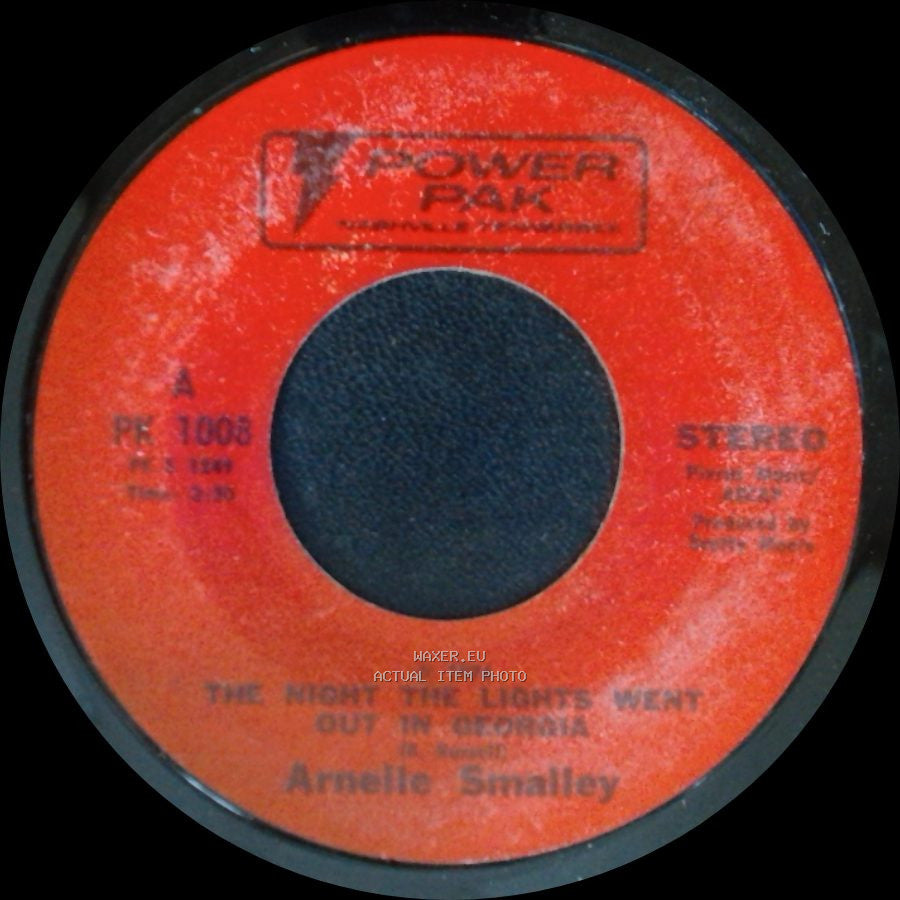 Arnelle Smalley / Amelle Snalley - I Wanta Get To You / The Night The Lights Went Out (In) Georgia side A