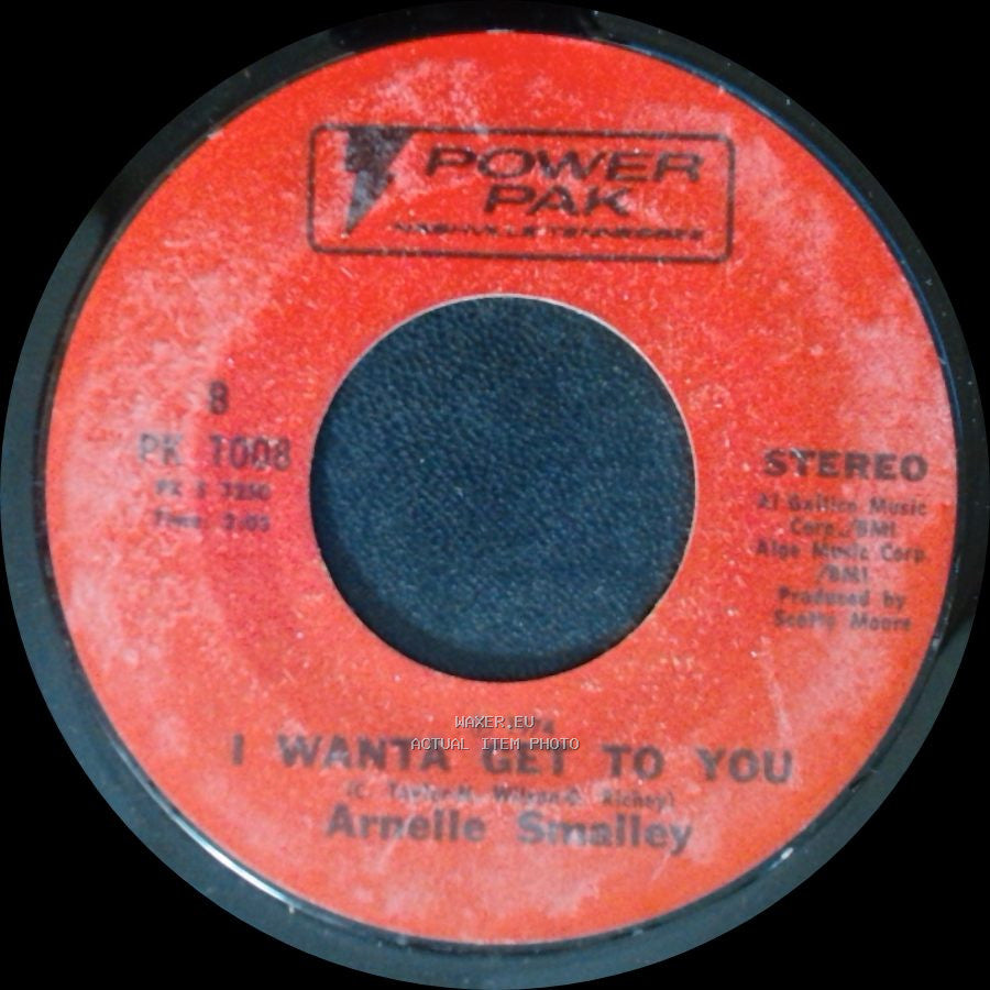 Arnelle Smalley / Amelle Snalley - I Wanta Get To You / The Night The Lights Went Out (In) Georgia side B