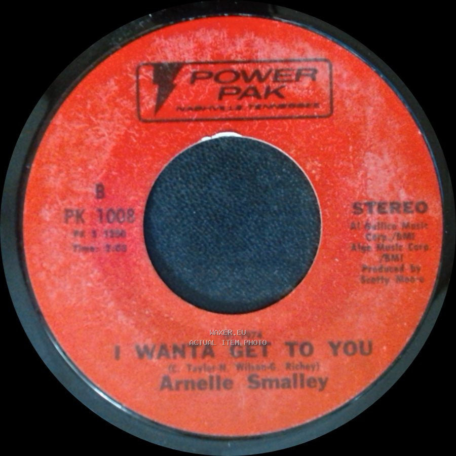 Arnelle Smalley / Amelle Snalley - I Wanta Get To You / The Night The Lights Went Out (In) Georgia side B