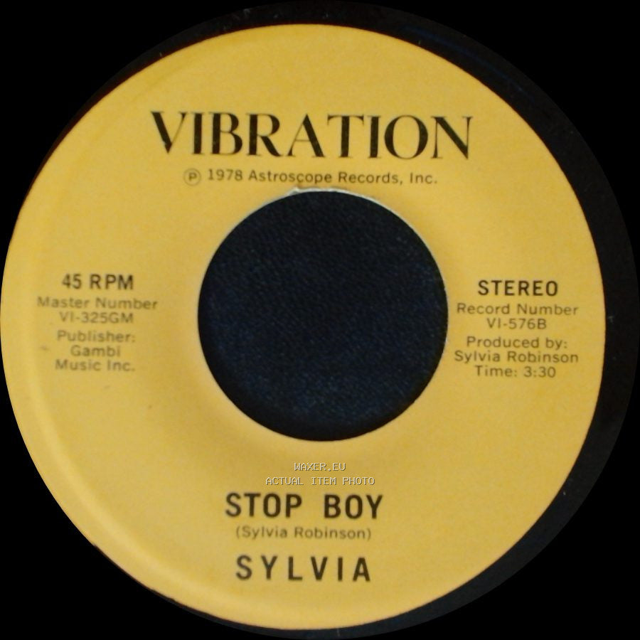 Sylvia - Stop Boy / Automatic Lover side A