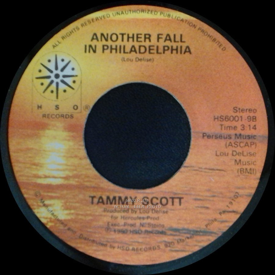Tammy Scott - Another Fall In Philadelphia / House Of The Rising Sun side B