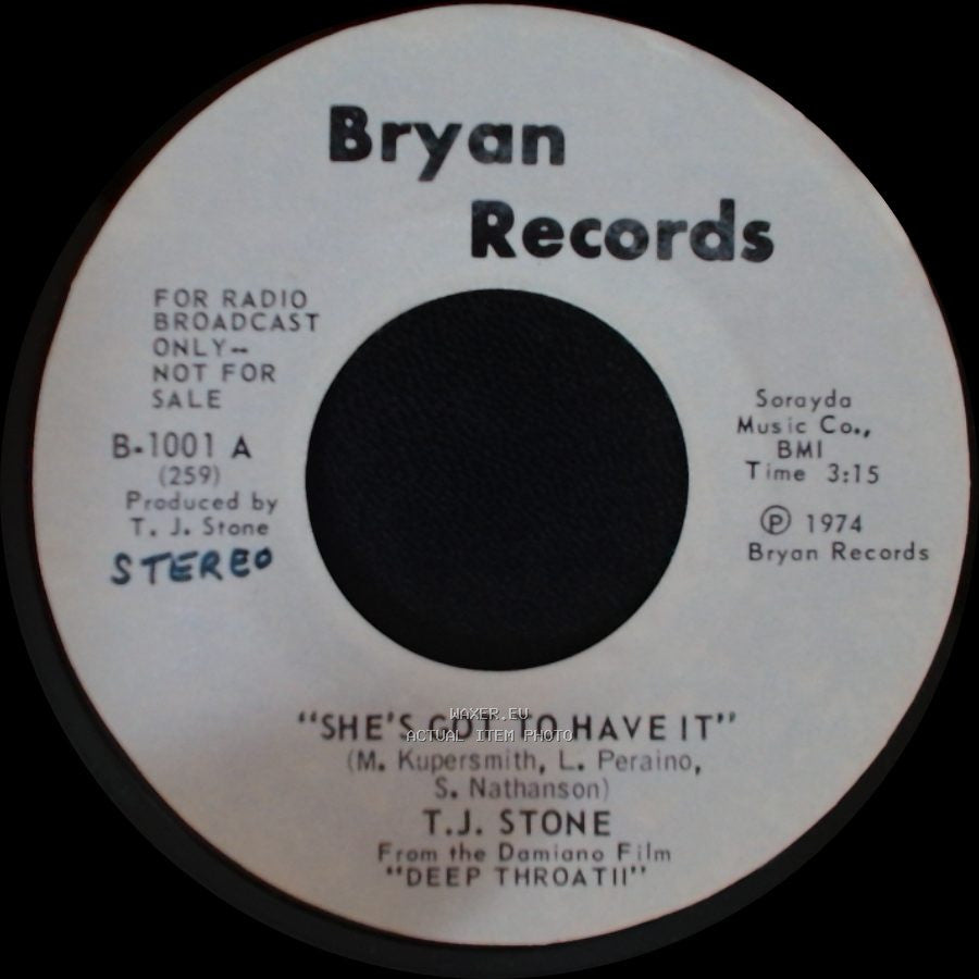 T. J. Stone - She's Got To Have It / She's Got To Have It side A