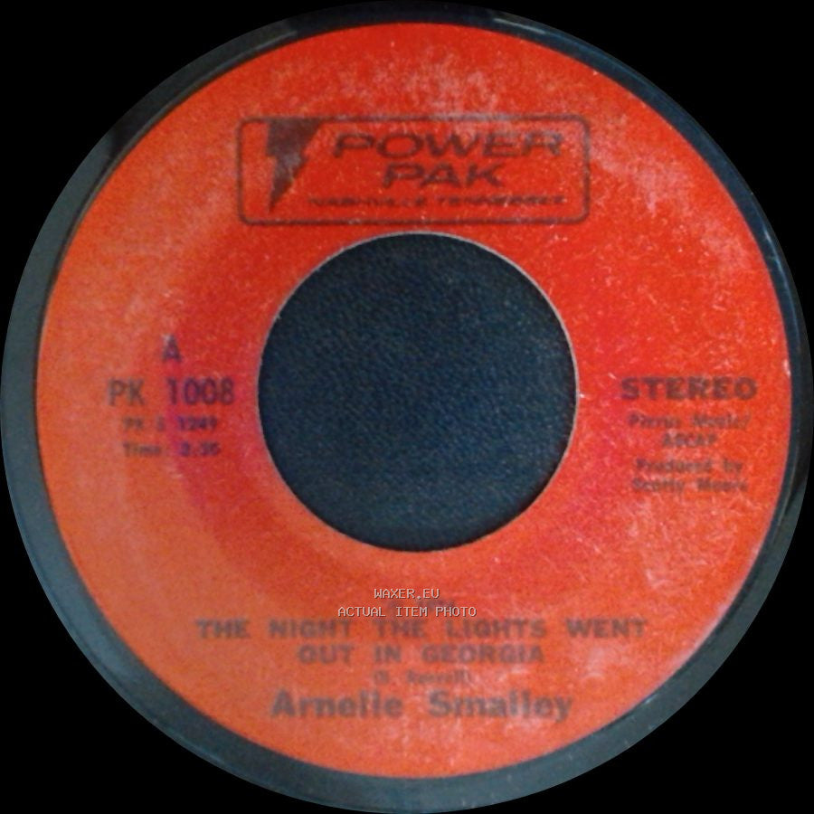 Arnelle Smalley / Amelle Snalley - I Wanta Get To You / The Night The Lights Went Out (In) Georgia side A