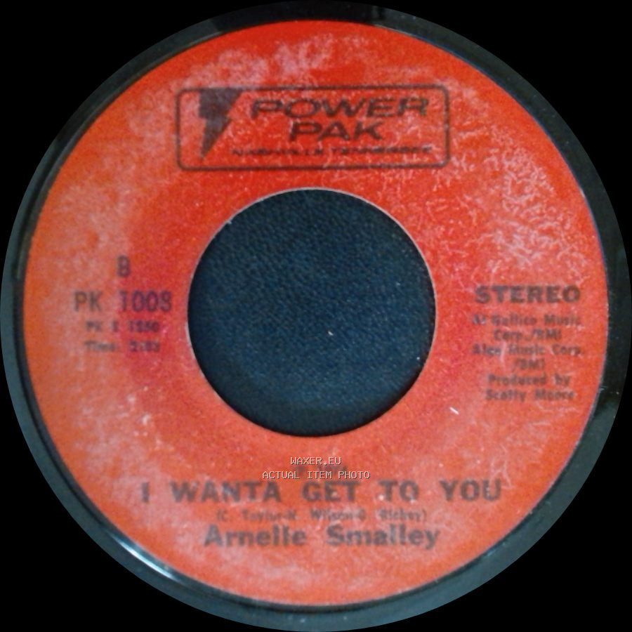 Arnelle Smalley / Amelle Snalley - I Wanta Get To You / The Night The Lights Went Out (In) Georgia side B