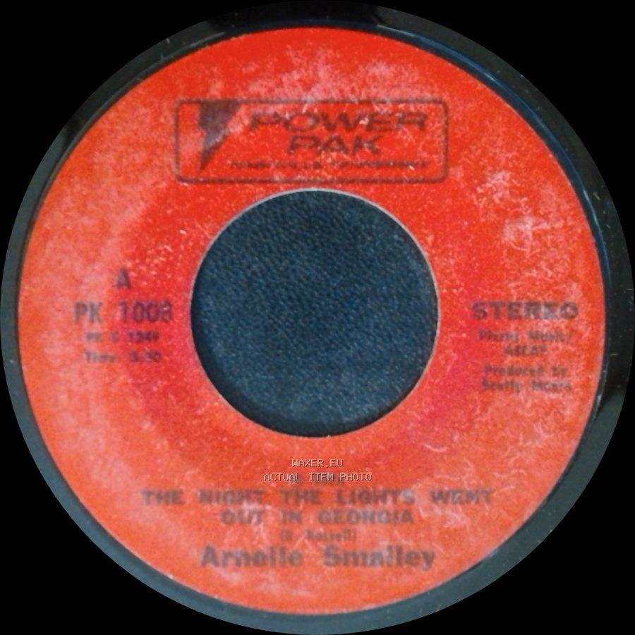Arnelle Smalley / Amelle Snalley - I Wanta Get To You / The Night The Lights Went Out (In) Georgia side B