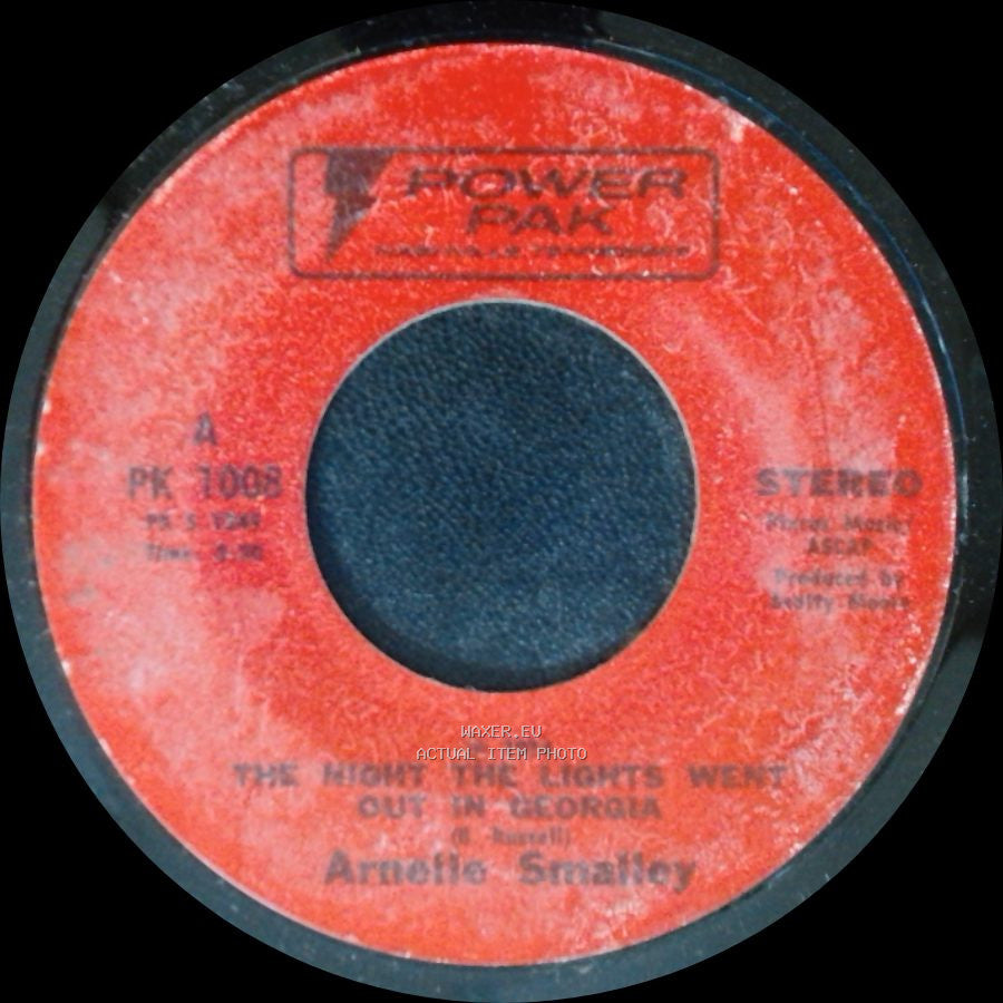 Arnelle Smalley / Amelle Snalley - I Wanta Get To You / The Night The Lights Went Out (In) Georgia side A