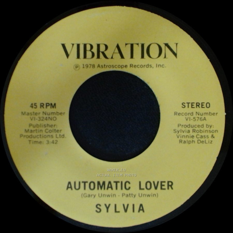 Sylvia - Stop Boy / Automatic Lover side A