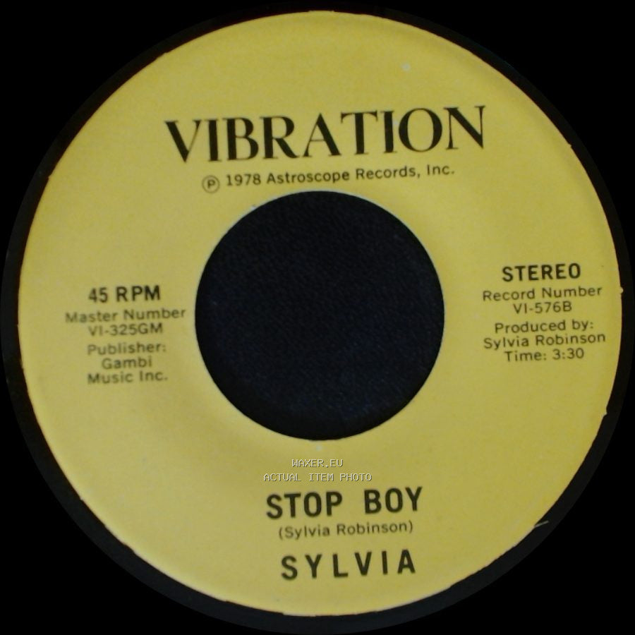 Sylvia - Stop Boy / Automatic Lover side A