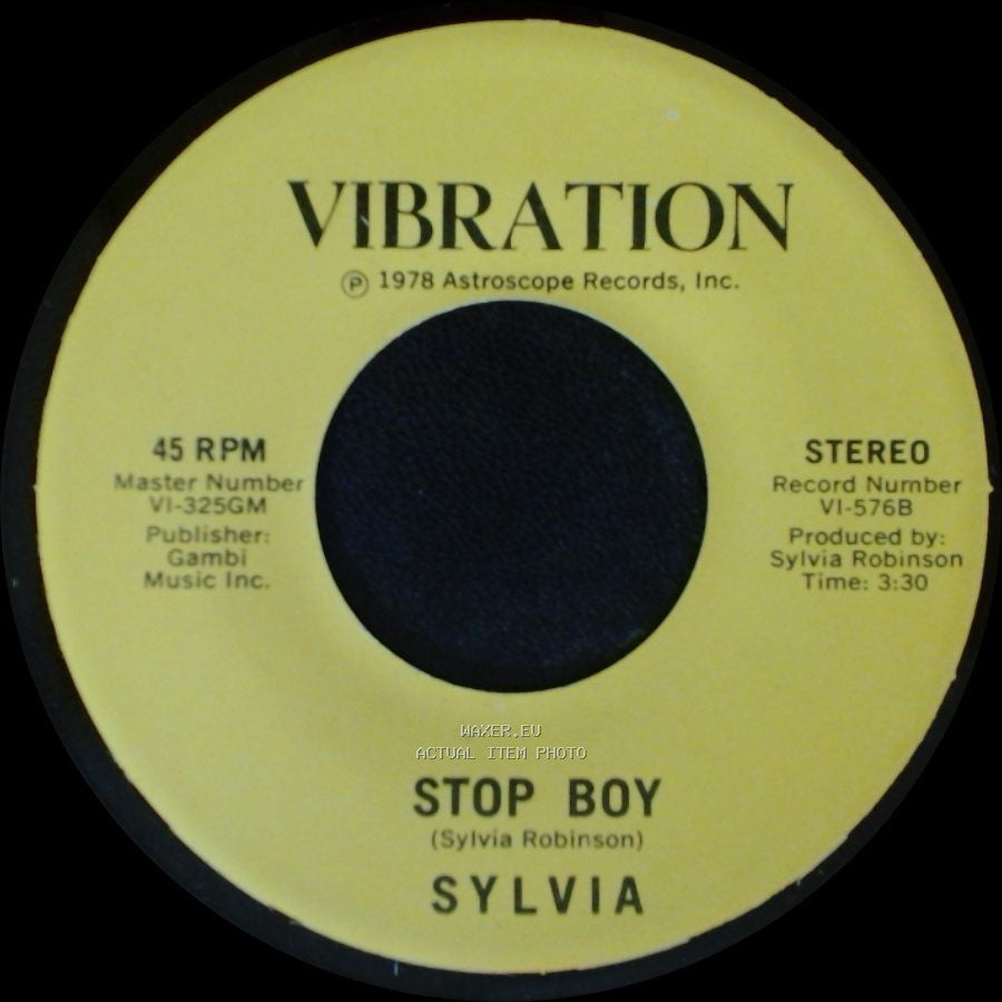 Sylvia - Stop Boy / Automatic Lover side A