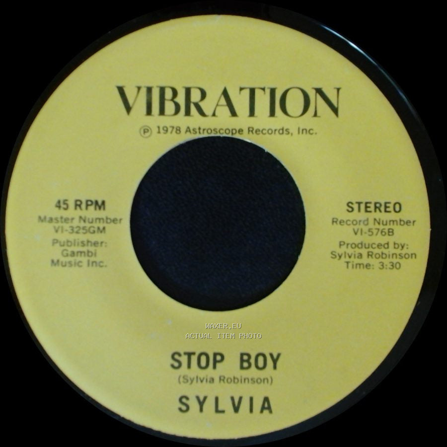 Sylvia - Stop Boy / Automatic Lover side A
