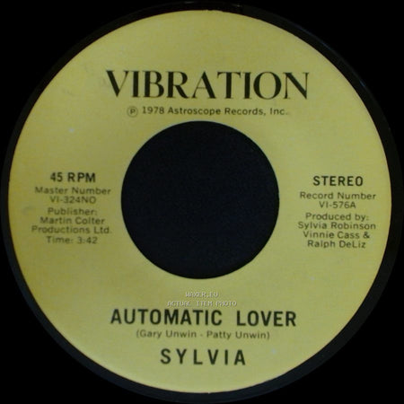 Sylvia - Stop Boy / Automatic Lover side A