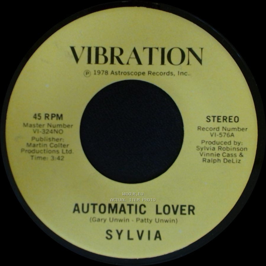 Sylvia - Stop Boy / Automatic Lover side A