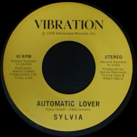 Sylvia - Stop Boy / Automatic Lover side A